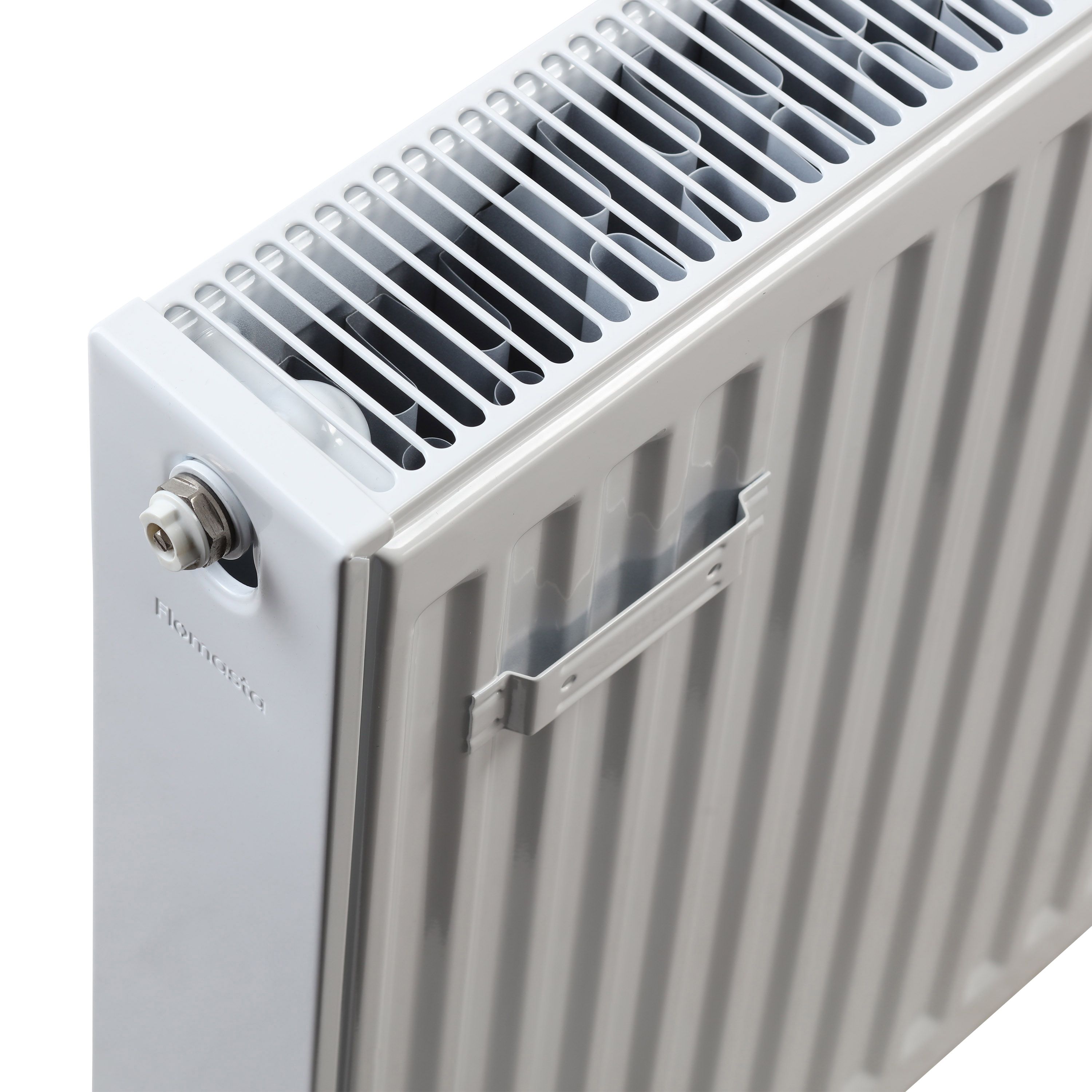 Flomasta White Type 22 Double Panel Radiator, (W)800mm x (H)600mm