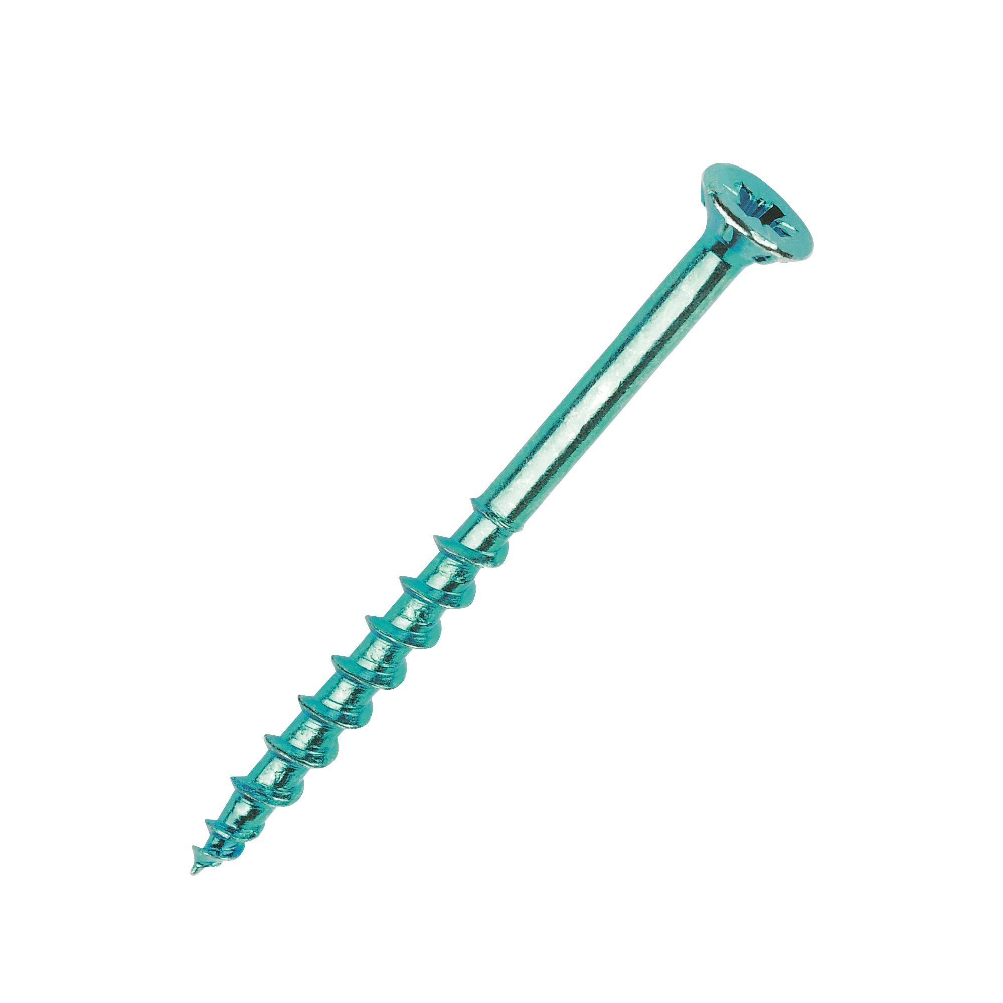Floor-Tite Zinc-plated Flat countersunk Fibreboard Security screw (Dia)4.2mm (L)45mm, Pack of 200