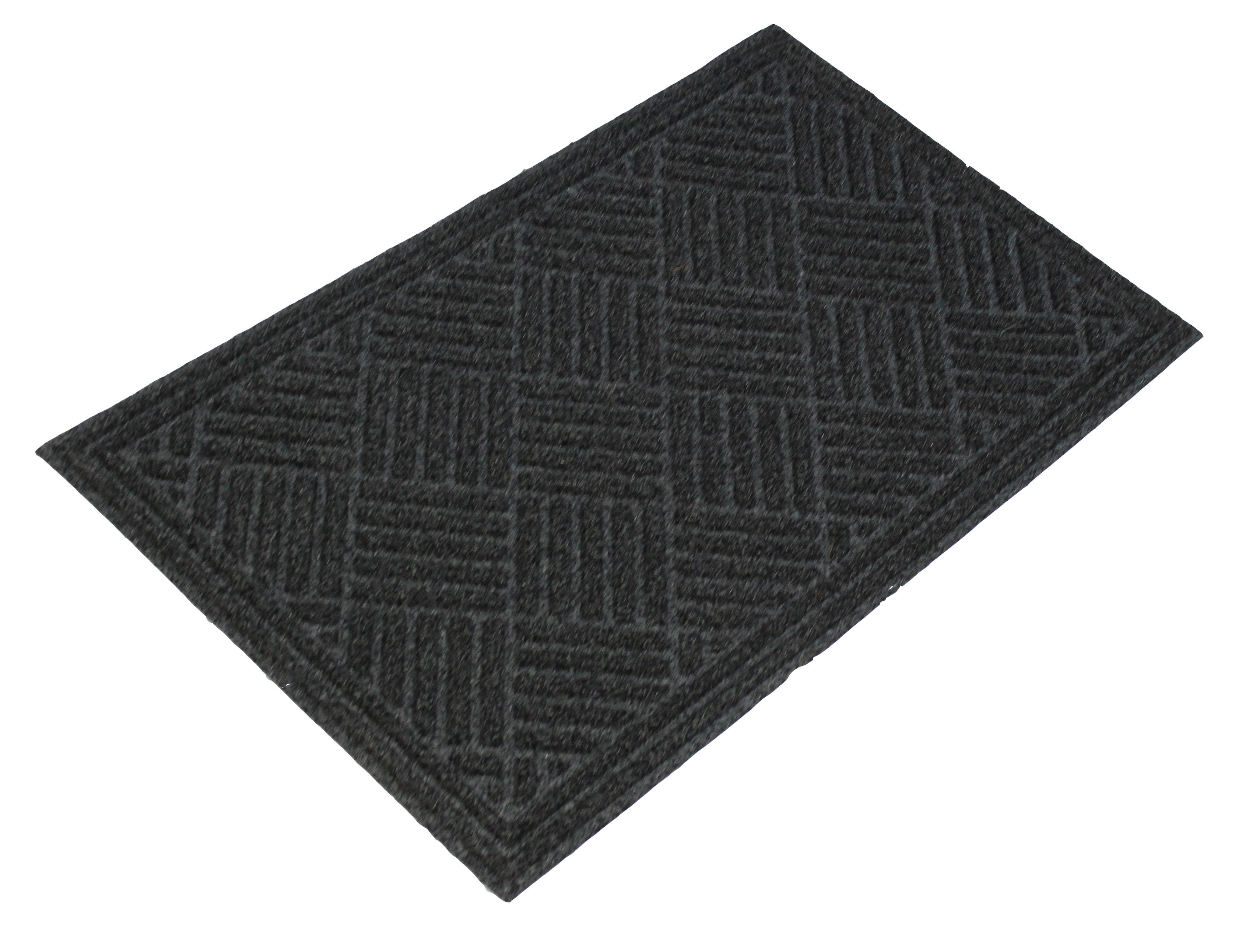 Flooring Grey Diamond Heavy duty Scraper mat, 75cm x 45cm