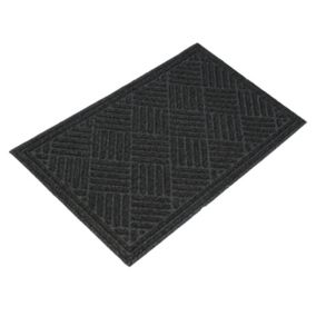 Flooring Grey Diamond Heavy duty Scraper mat, 75cm x 45cm