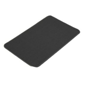 Flooring Grey Plain Door mat, 60cm x 40cm