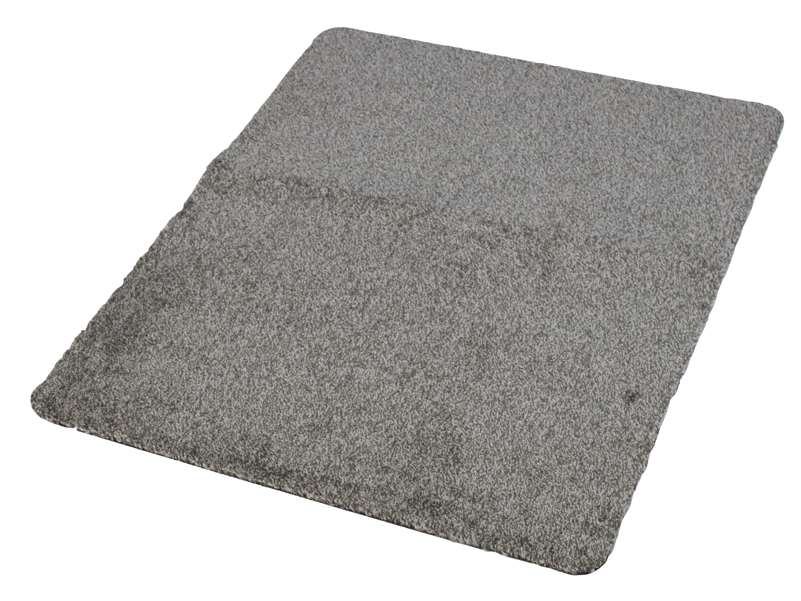 Flooring Grey Plain Door mat, 75cm x 50cm