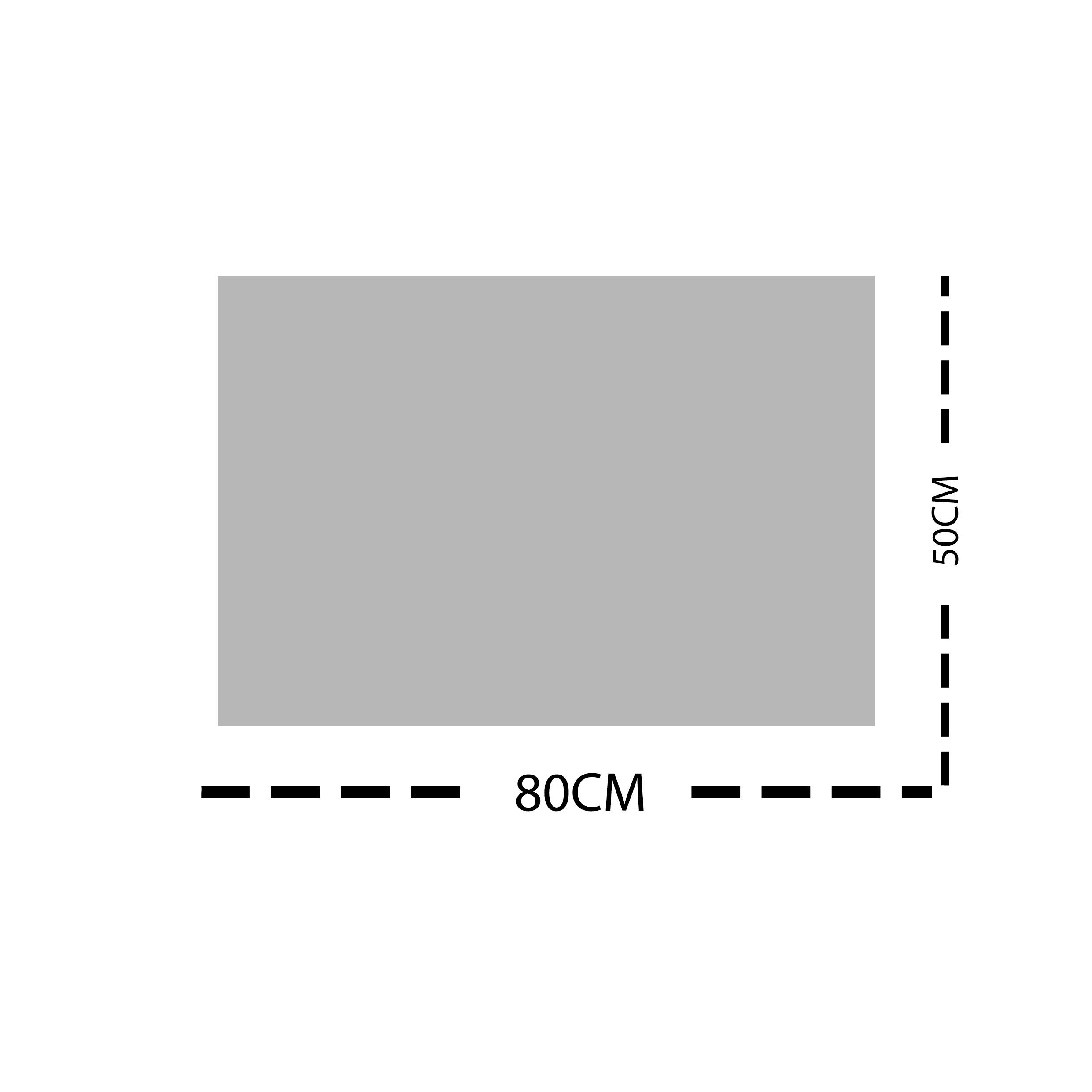 Flooring Grey Plain Scraper mat, 80cm x 50cm