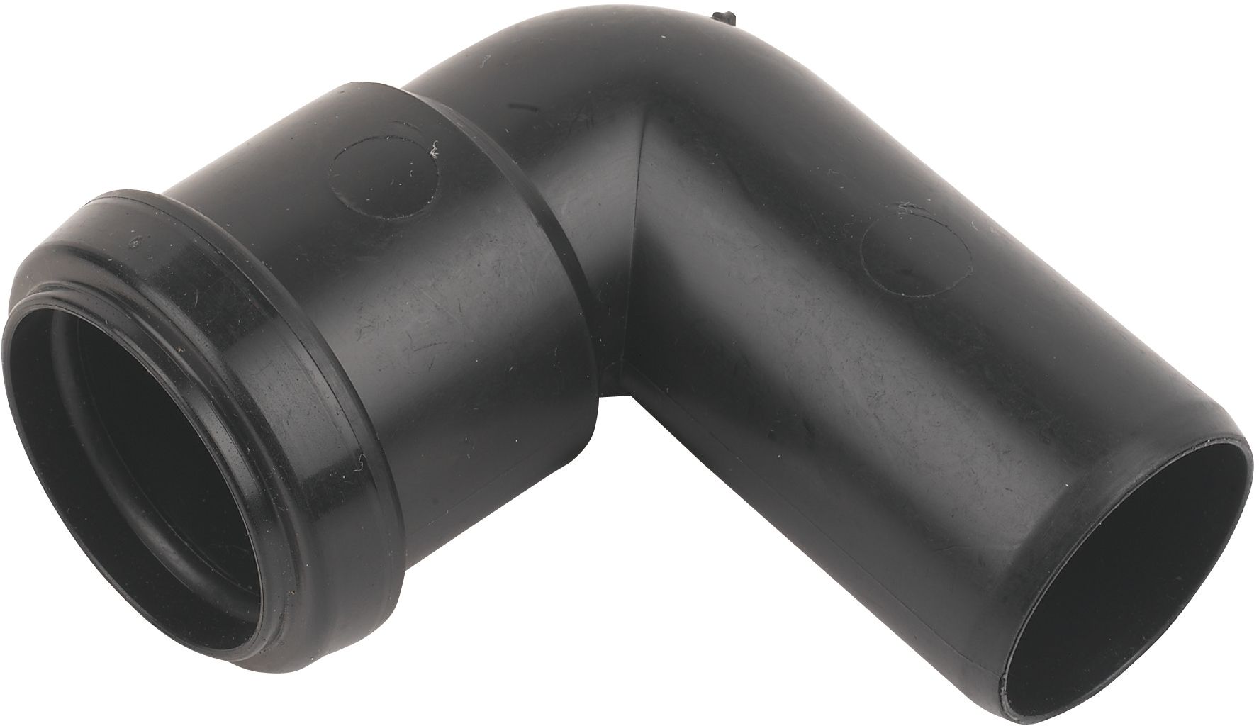 FloPlast 244352 Black Push-fit 90° Waste pipe Conversion bend (Dia)32mm