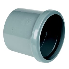 FloPlast 275210 Grey Push-fit Underground drainage Coupler (Dia)110mm
