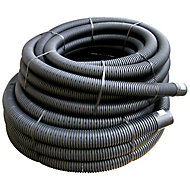 FloPlast Black Flexible Waste pipe, (L)25m (Dia)100mm