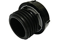 FloPlast Black Push-fit Air admittance valve, (Dia)110mm