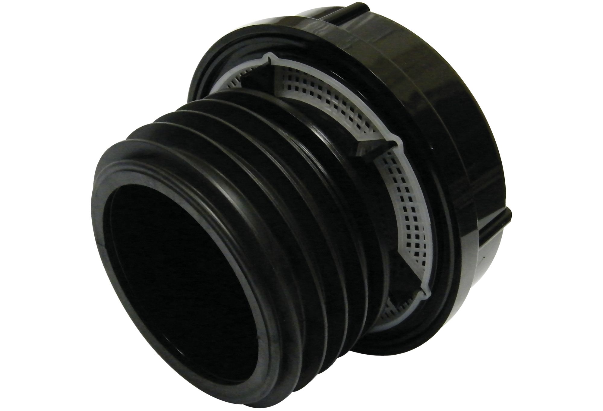 FloPlast Black Push-fit Air admittance valve, (Dia)110mm