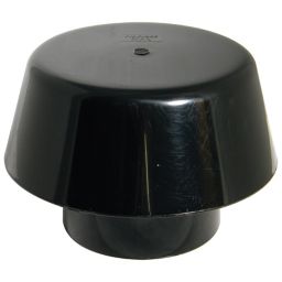 FloPlast Black Push-fit Waste Pipe cowl, (Dia)110mm
