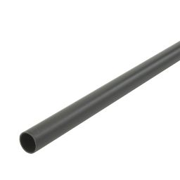 FloPlast Black Push-fit Waste pipe, (L)3m (Dia)40mm