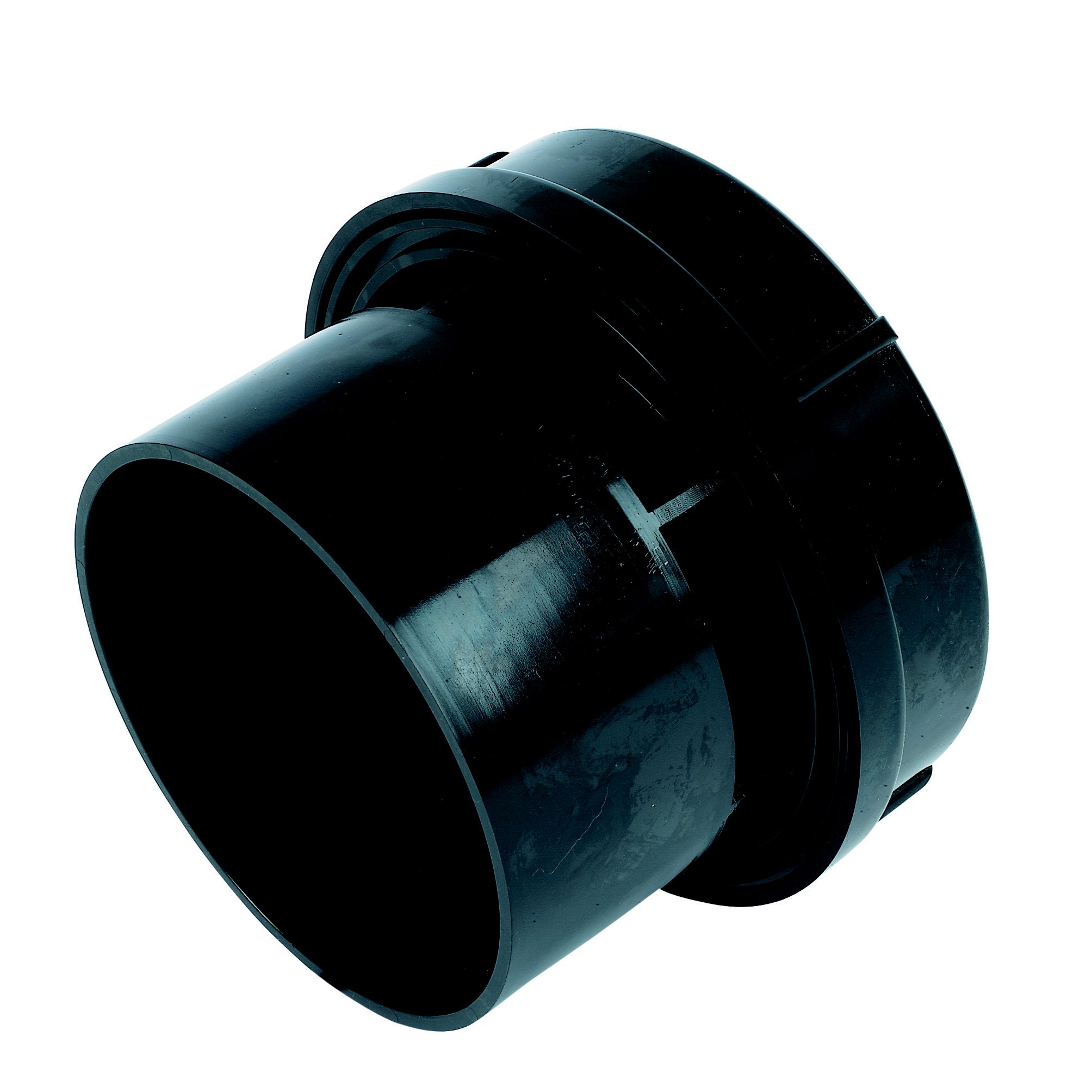 FloPlast 110mm Air Admittance Valve AV110 - Black Solvent Weld - UK Made