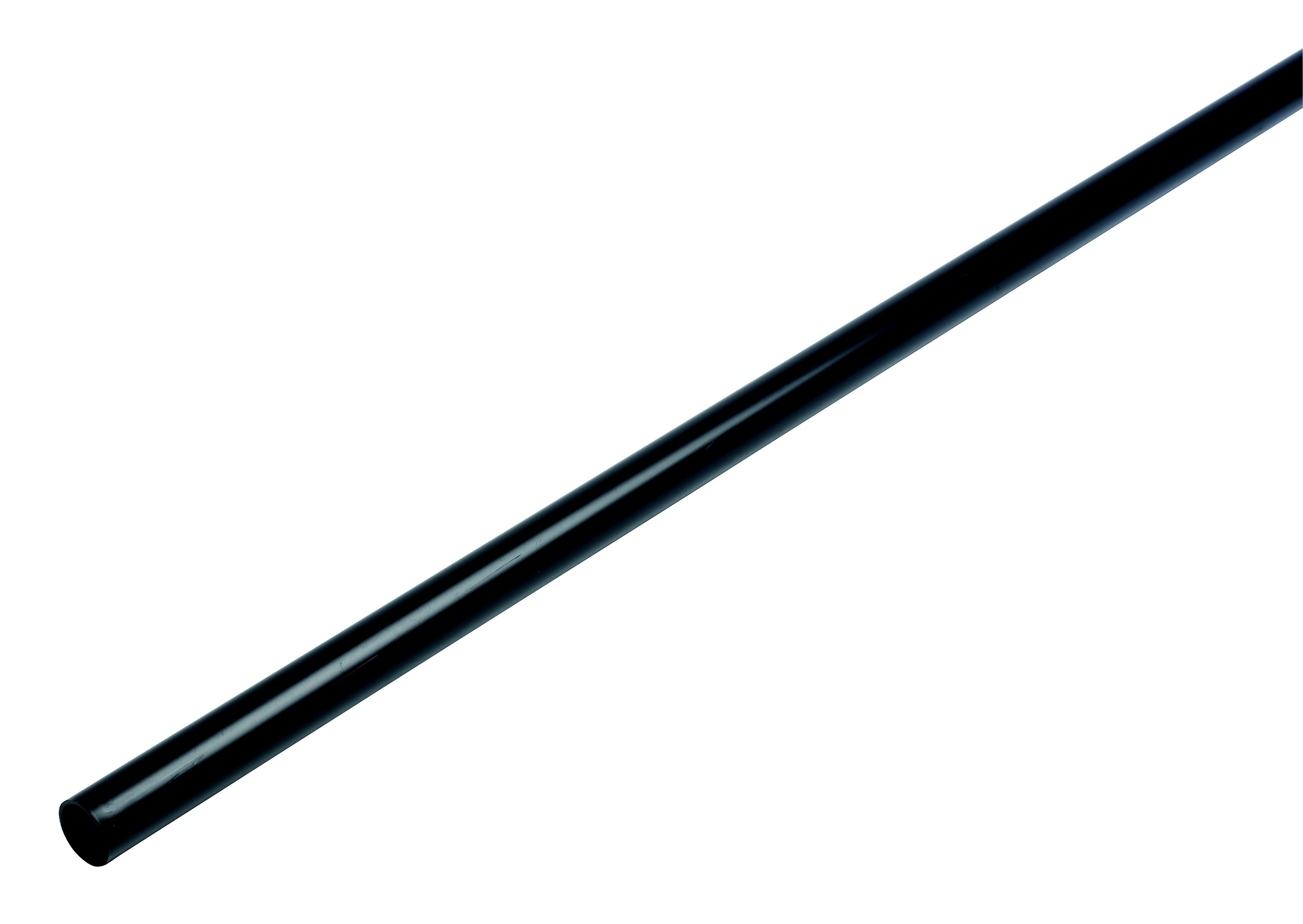 FloPlast Black Solvent weld Waste pipe, (L)3m (Dia)32mm