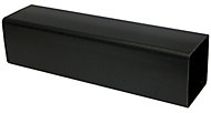FloPlast Black Square Downpipe (L)2.5m (Dia)65mm