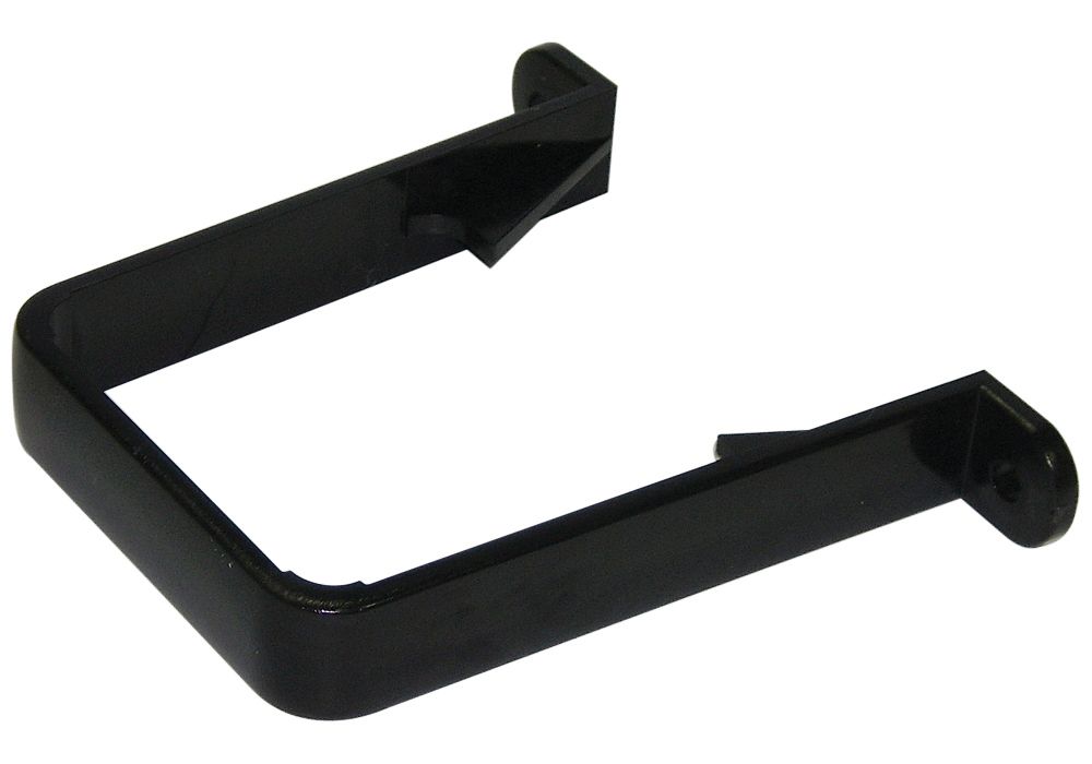 FloPlast Black Square Gutter clip (L)18mm (Dia)65mm