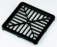 FloPlast Black Square Gutter grid (L)150mm