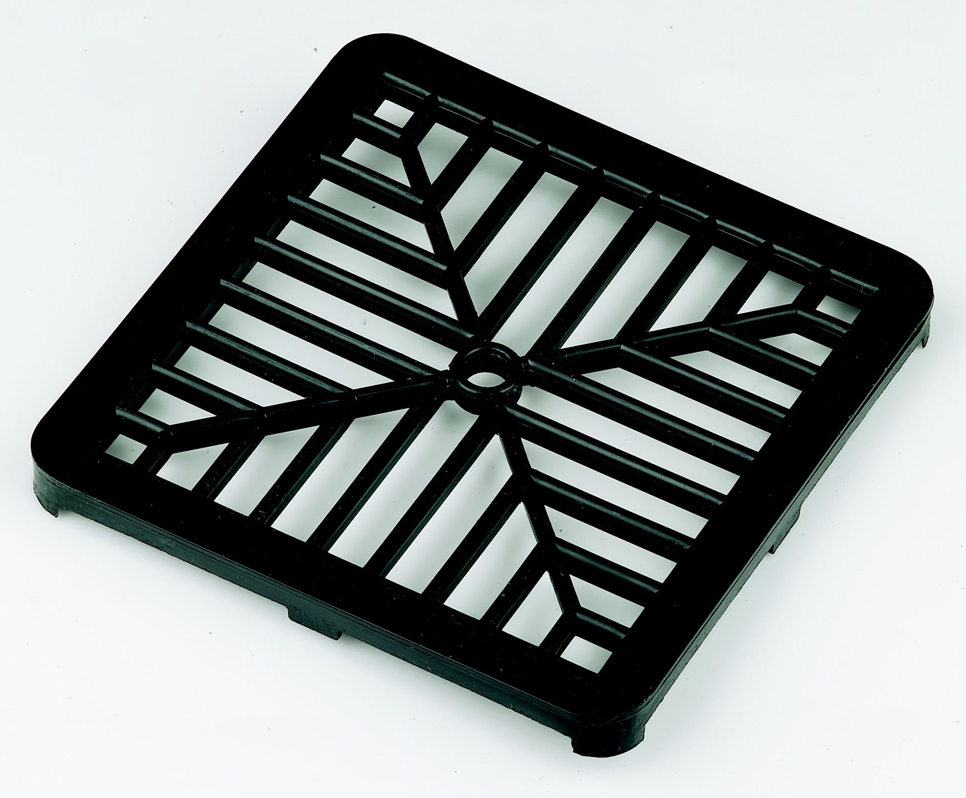 UG415 Polypipe 150mm Square Plastic Grid for Gully - Black