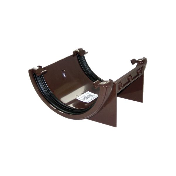 FloPlast Brown Half round Union Bracket (Dia) 112mm