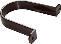 FloPlast Brown Round Gutter clip (L)113mm (Dia)68mm