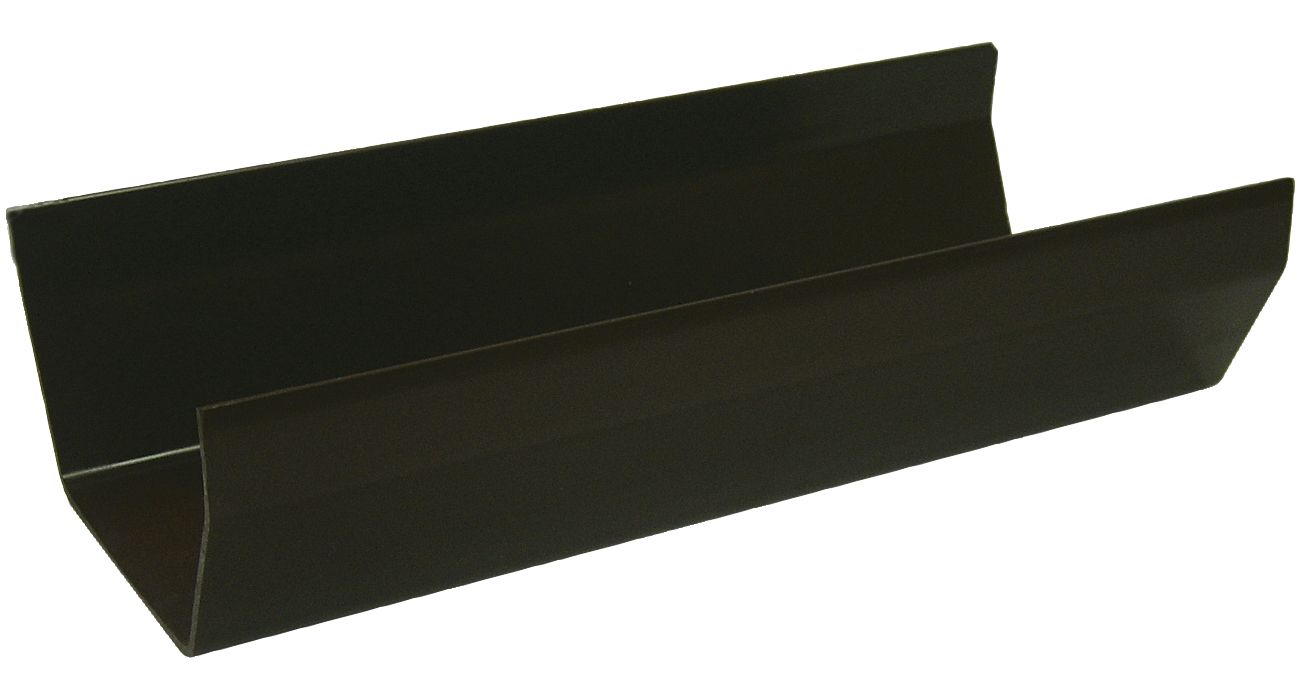 FloPlast Brown Square Gutter length (L)3m (Dia)114mm at B&Q