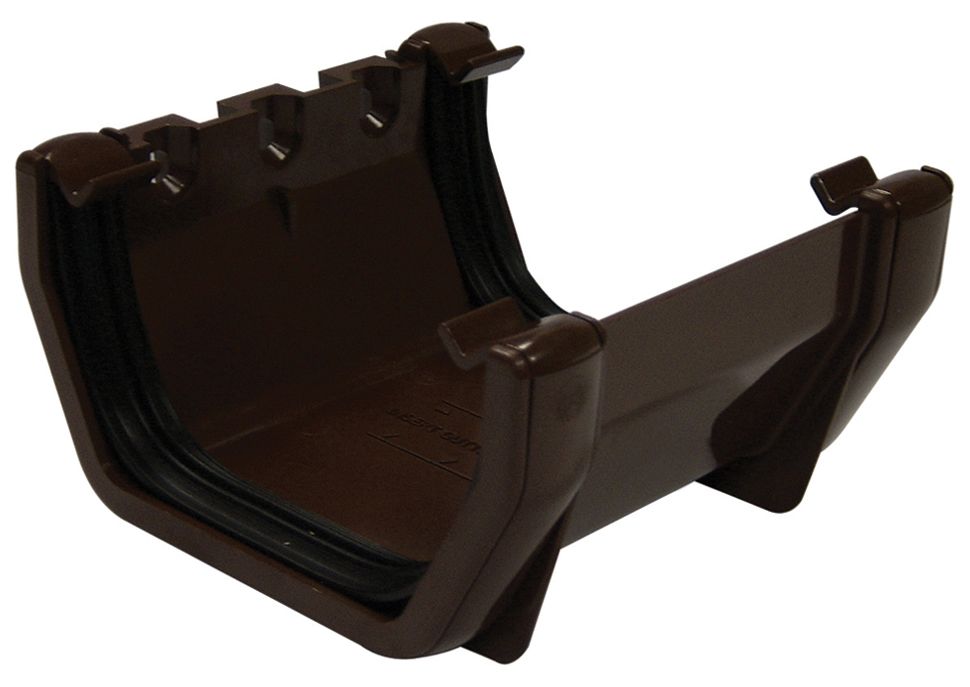 FloPlast Brown Square Union Bracket (Dia) 114mm