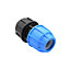 FloPlast Compression Straight Reducing Pipe fitting adaptor (Dia)55.5mm