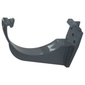 FloPlast Grey Half round Fascia Bracket (Dia) 112mm 1