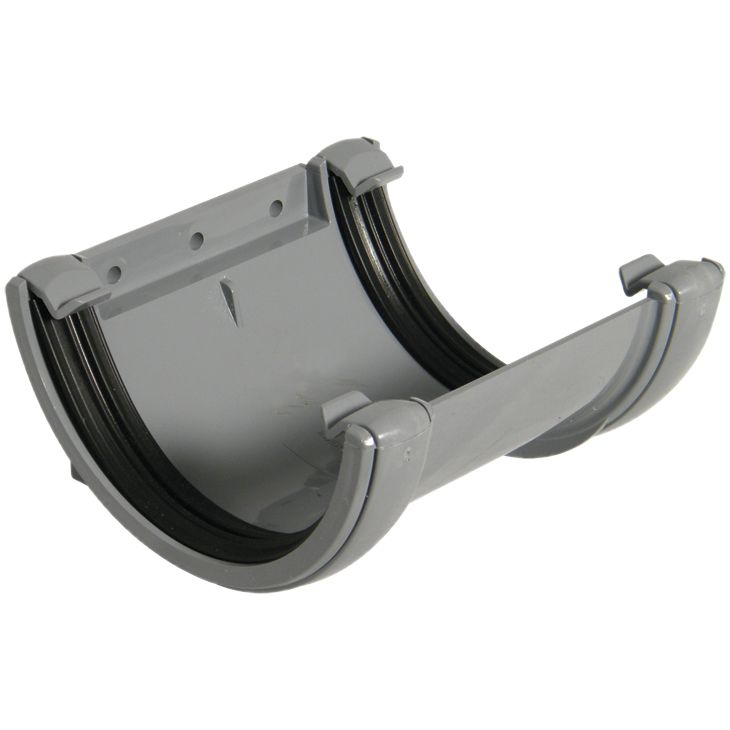 FloPlast Grey Half round Union Bracket (Dia) 112mm