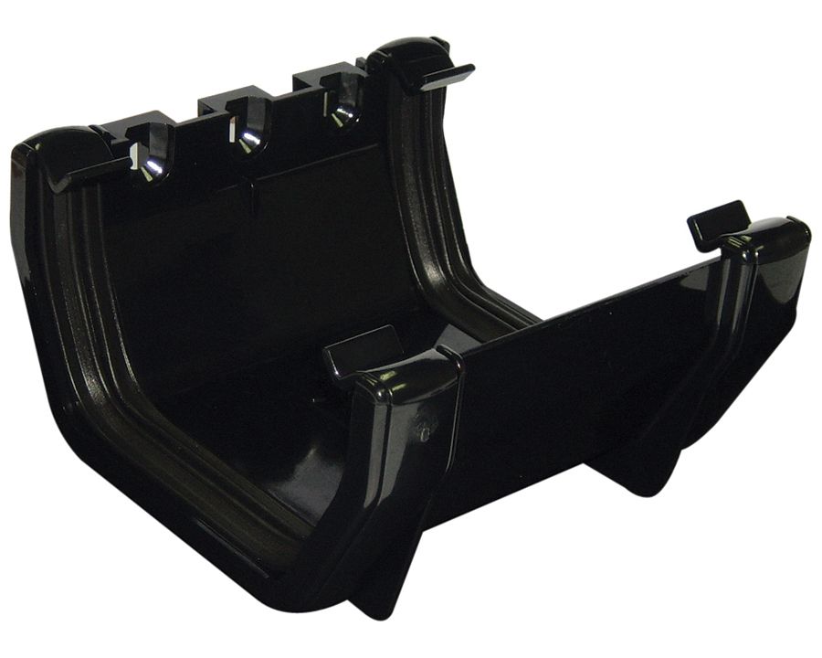 FloPlast Hi-cap Black Square Union Bracket (Dia) 114mm