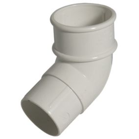 FloPlast Miniflo White 112.5° Offset Downpipe bend, (Dia)50mm