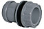 FloPlast Push-fit Straight Waste Tank connector, (Dia)40mm