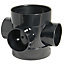 FloPlast Ring seal soil Black Boss pipe, (Dia)110mm (L)164mm