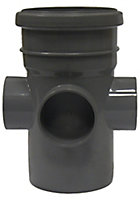 FloPlast Ring seal soil Grey Boss pipe, (Dia)110mm (L)164mm