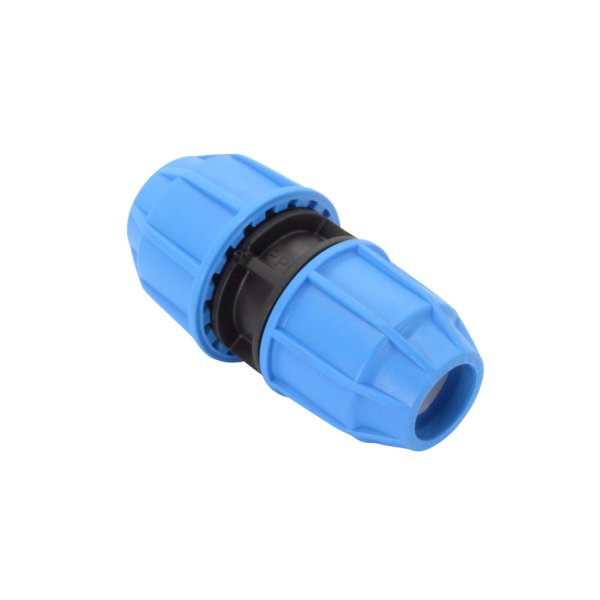 FloPlast Straight Coupler Blue 25mm x