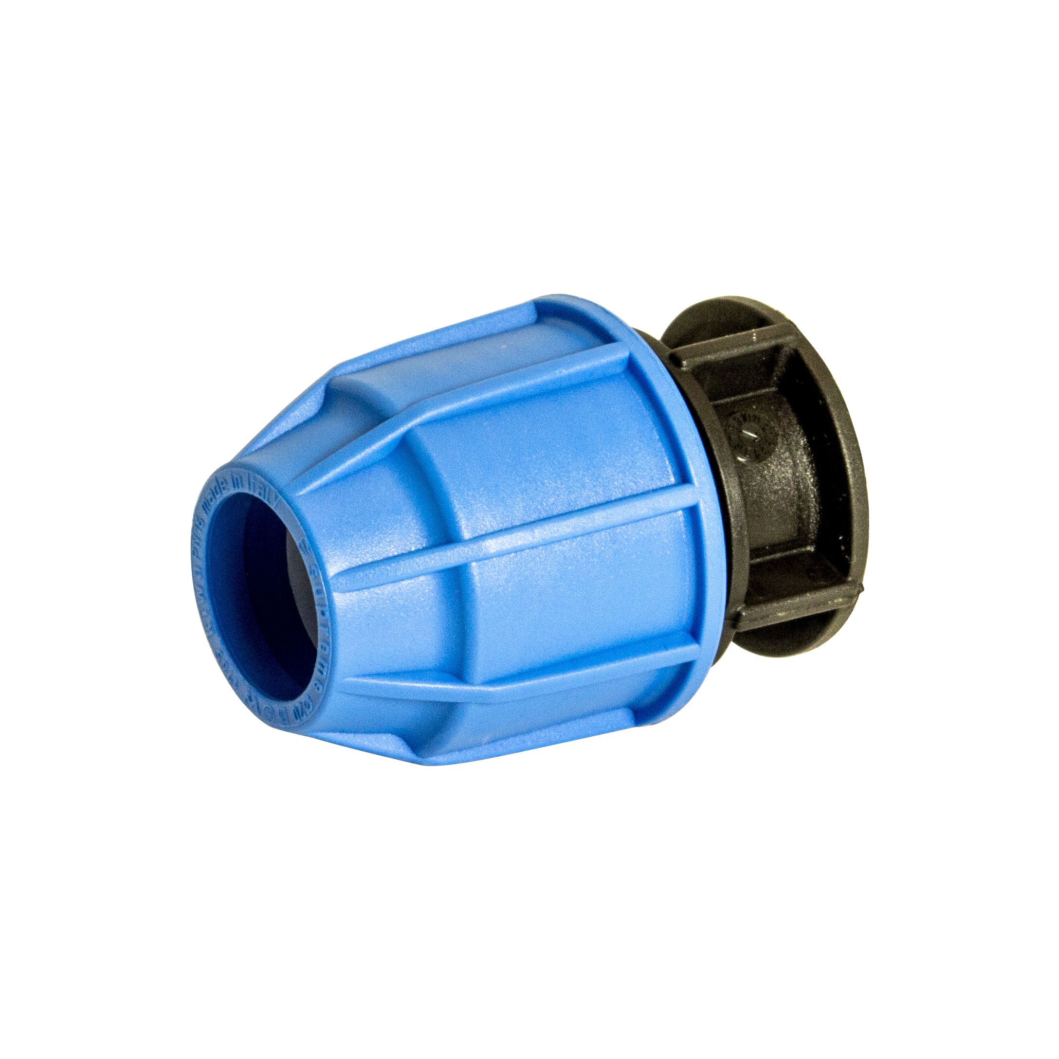 FloPlast Supreme Medium-density polyethylene (MDPE) Compression Stop end (Dia)53.4mm