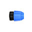 FloPlast Supreme Round End cap (Dia)25mm (Dia)53.4mm