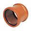 FloPlast Terracotta Push-fit Underground drainage Coupler (Dia)110mm