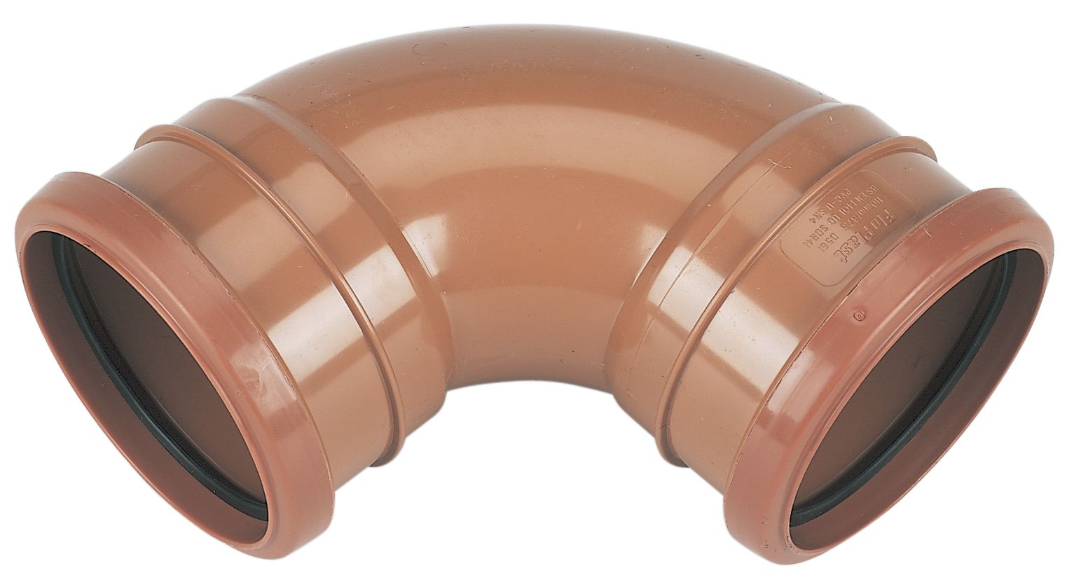 FloPlast Underground drainage Bend 285116, (Dia)110mm (L)132mm