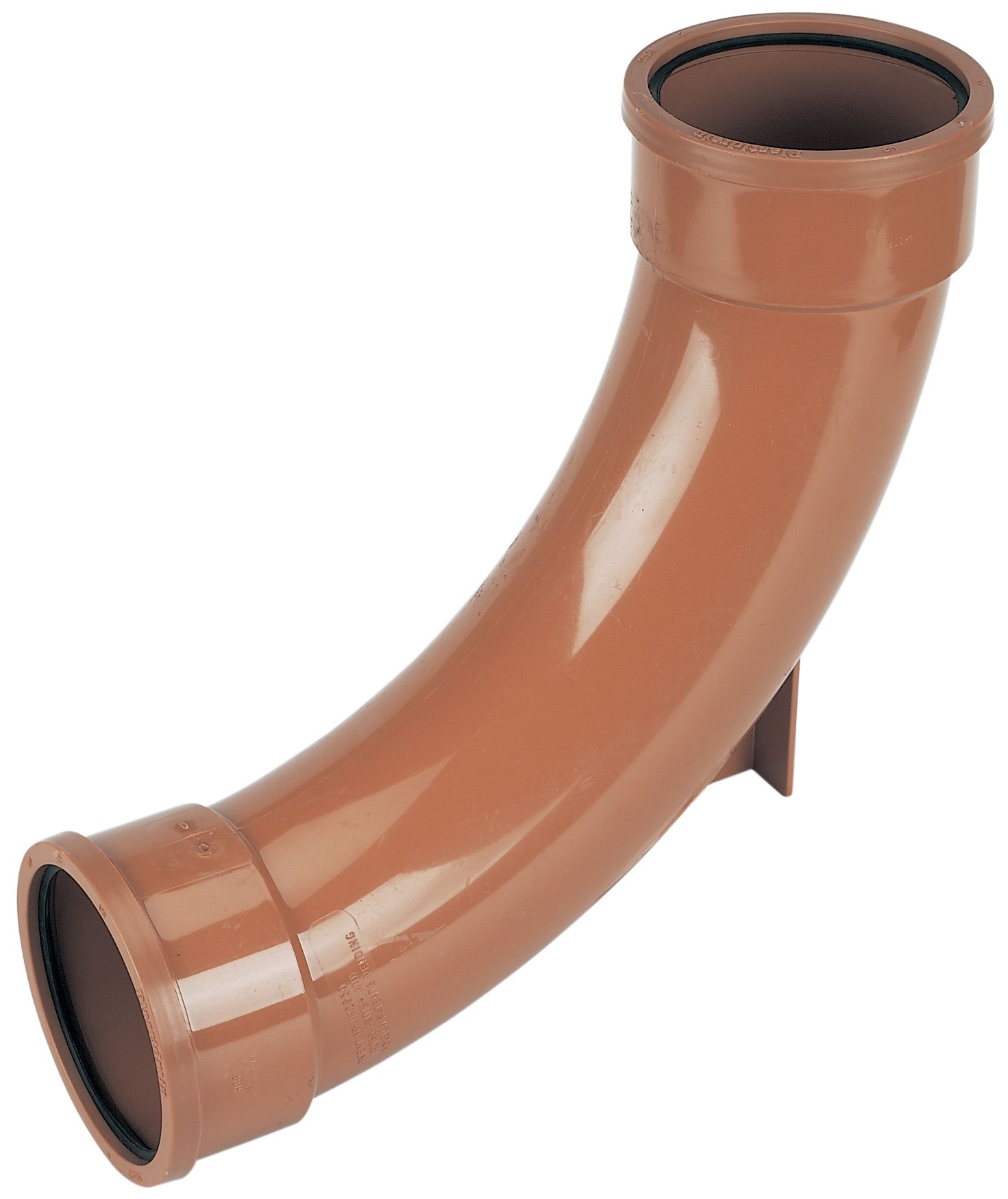 FloPlast Underground drainage Rest Bend 285123, (Dia)110mm (L)132mm