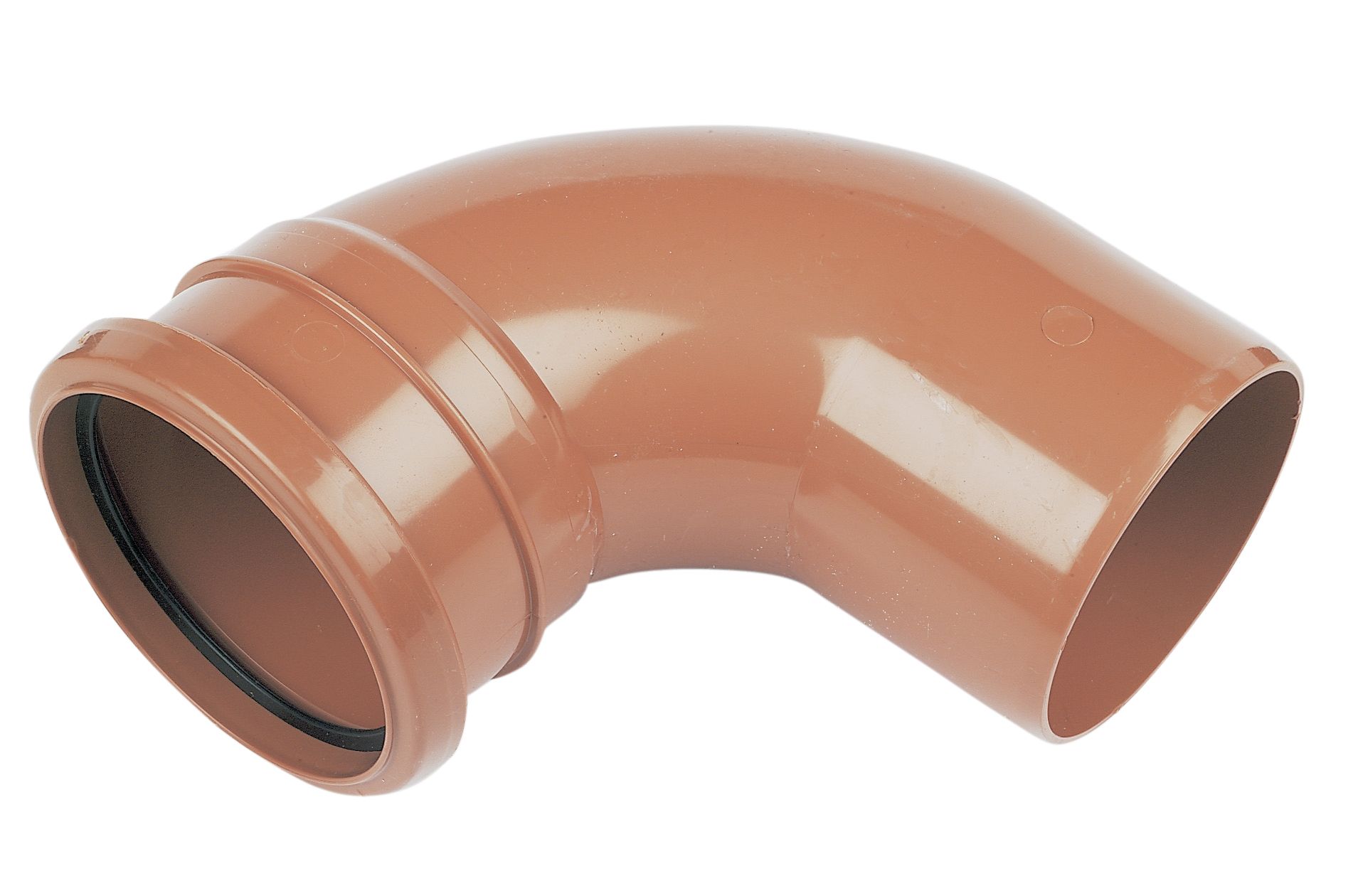 FloPlast Underground drainage Single socket Bend 285115, (Dia)110mm (L)132mm