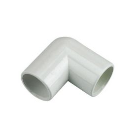 FloPlast White 45° Waste pipe Overflow bend (Dia)21.5mm