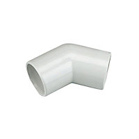 FloPlast White 90° Waste pipe Overflow bend (Dia)21.5mm