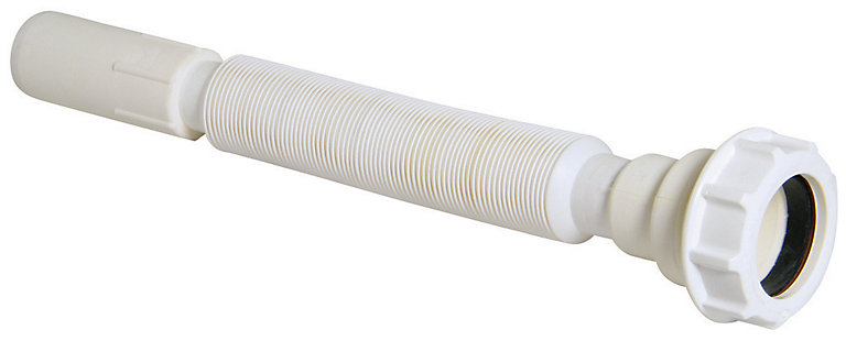 FloPlast White Compression Flexible Waste pipe (Dia)32mm | DIY at B&Q