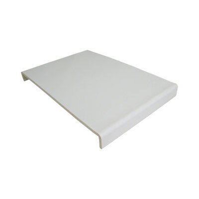 FloPlast White Fascia board (W)445mm