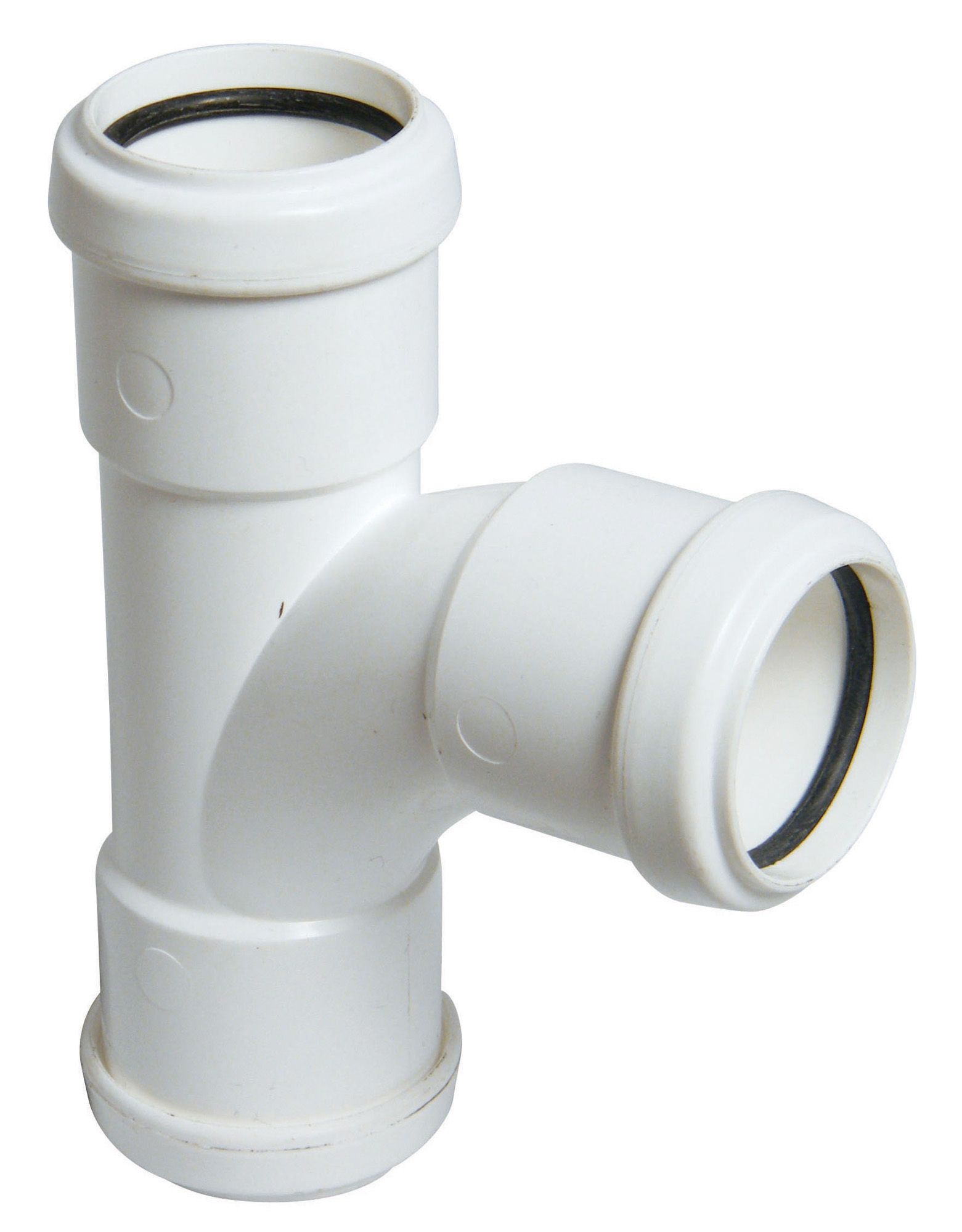 FloPlast White Push-fit 92.5° Waste pipe Swept tee, (Dia)32mm Price Comparisons | Compare The Build