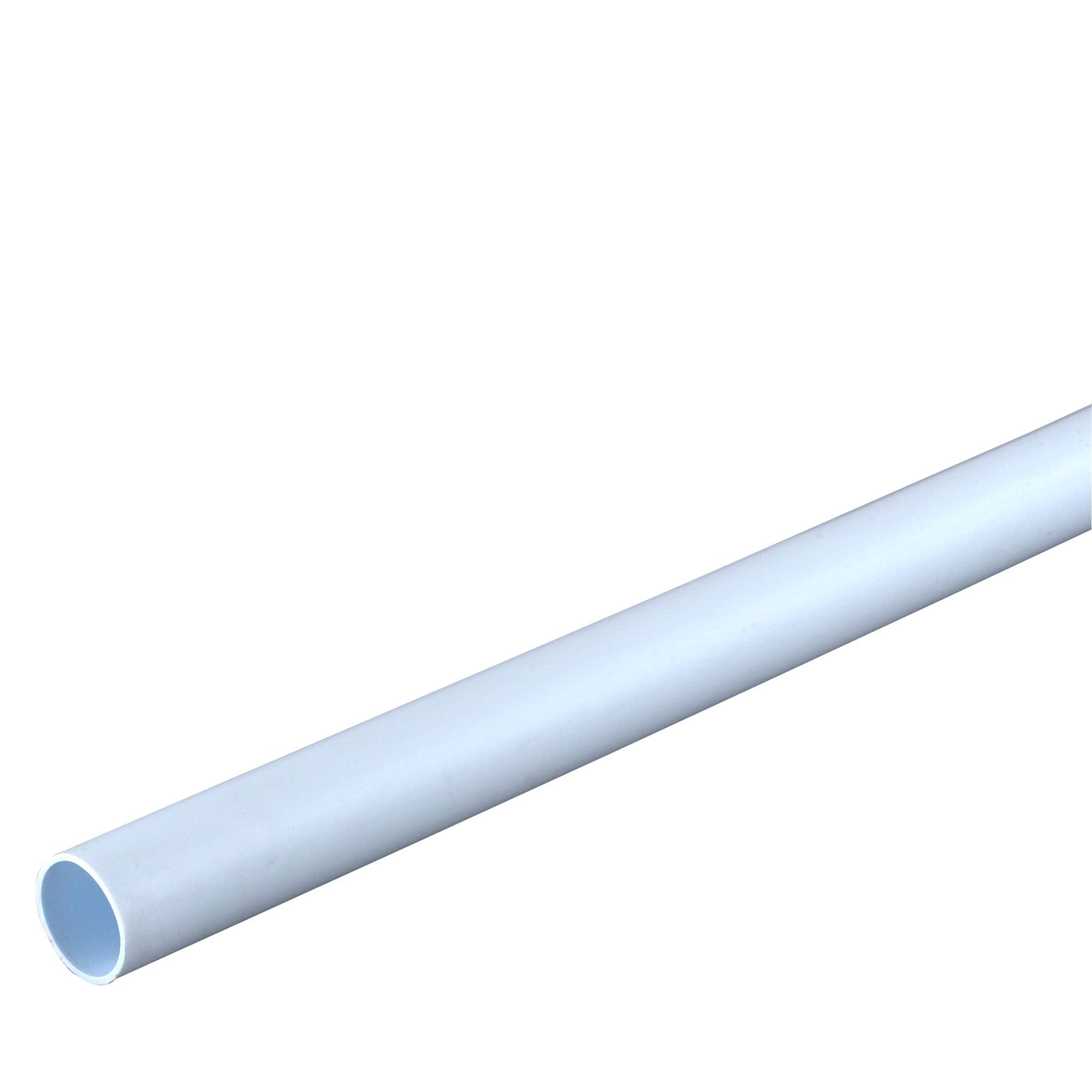 FloPlast White Push-fit Waste pipe, (L)3m (Dia)40mm