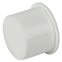 FloPlast White Push-fit Waste pipe Socket plug, (Dia)32mm