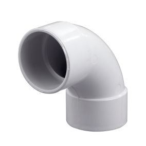 FloPlast White Solvent weld 87.5° Waste pipe Bend (Dia)32mm