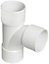 FloPlast White Solvent weld 87.5° Waste pipe Tee, (Dia)32mm