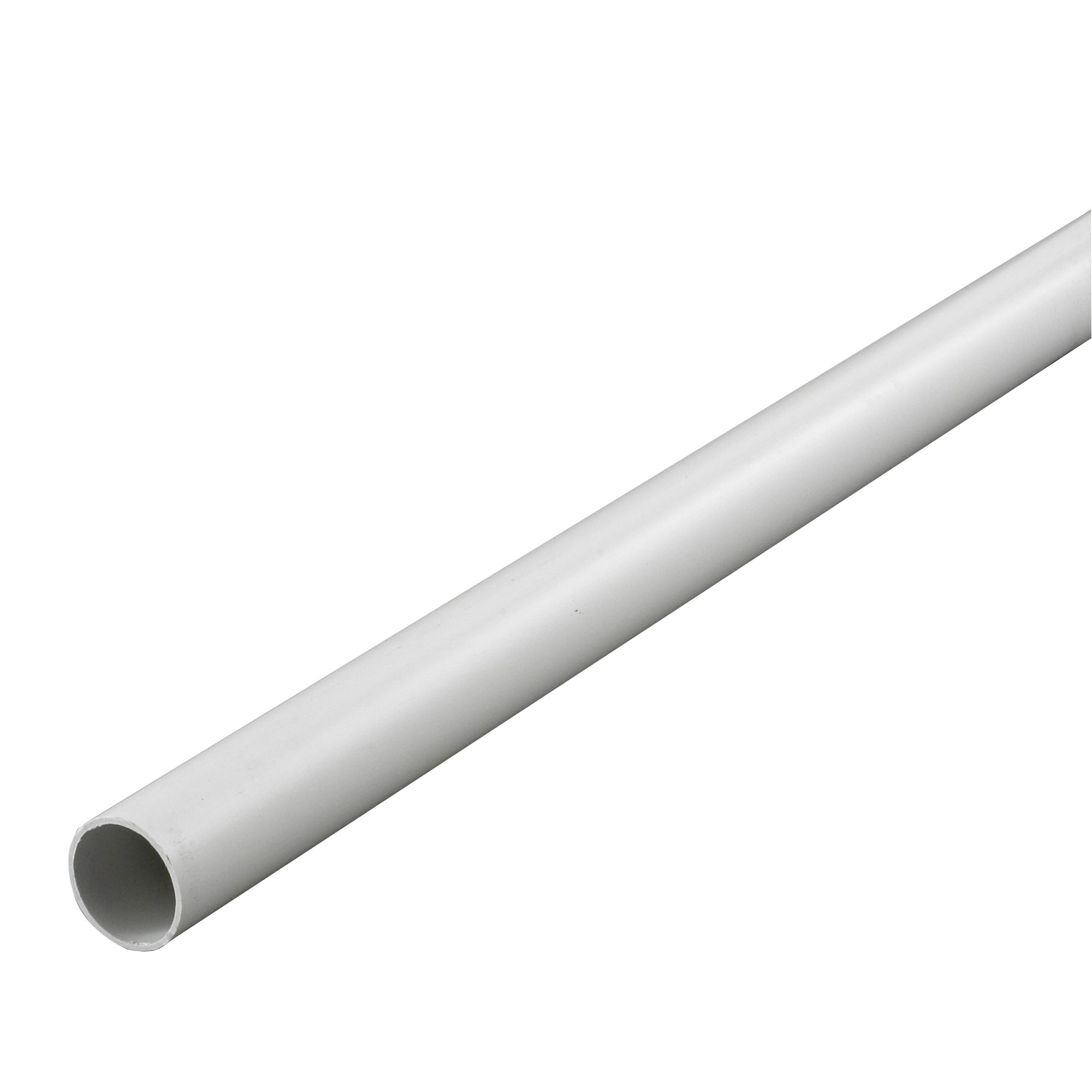 FloPlast White Solvent weld Waste pipe, (L)2m (Dia)40mm