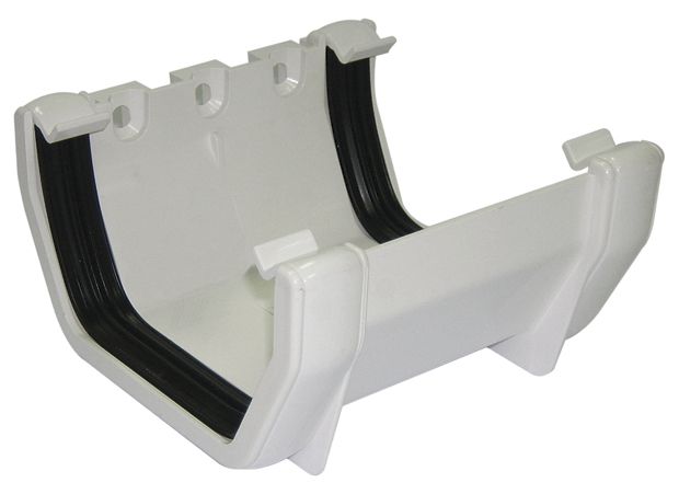 FloPlast White Square Union Bracket (Dia) 114mm